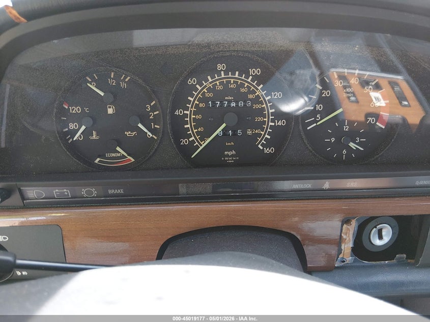 1985 Mercedes-benz 380 VIN WDBCA32D3FA191457 IAAI salvage auction — NORMAL WEAR, Clear - Dealer Only (California), sold $150 on 2026-07-24 (photo 7)