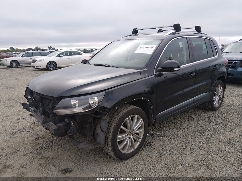 2012 Volkswagen Tiguan VIN WVGBV7AX7CW542188 IAAI salvage auction — FRONT & REAR, Salvage (Oregon), sold $1,000 on 2026-07-06 (photo 2)