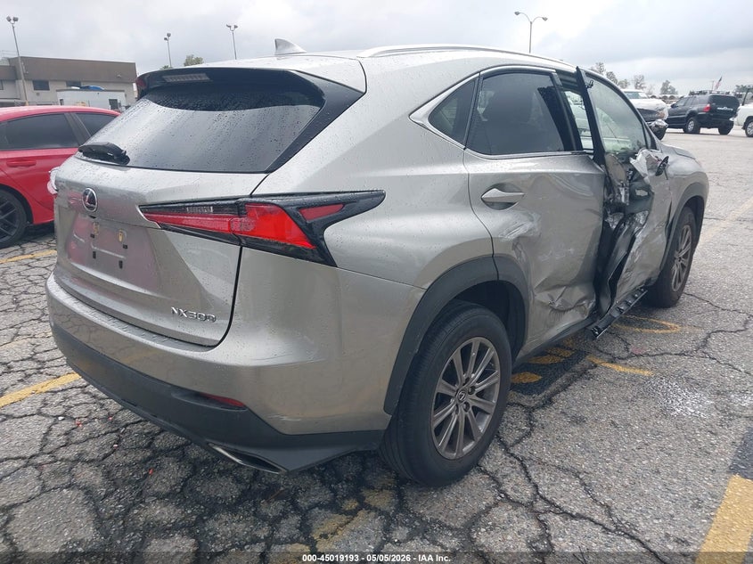 2019 Lexus Nx VIN JTJYARBZ2K2154312 IAAI salvage auction — RIGHT SIDE, Salvage (California), sold $6,200 on 2026-07-21 (photo 4)
