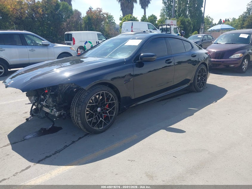 2023 BMW M8 VIN WBSGV0C00PCL61824 IAAI salvage auction — FRONT END, Salvage (California), sold $34,075 on 2026-08-24 (photo 2)