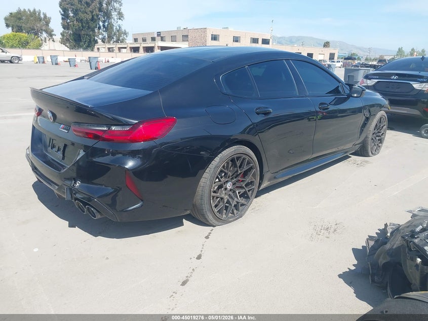 2023 BMW M8 VIN WBSGV0C00PCL61824 IAAI salvage auction — FRONT END, Salvage (California), sold $34,075 on 2026-08-24 (photo 4)