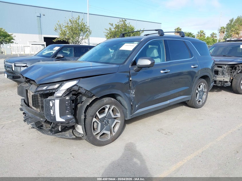 2023 Hyundai Palisade VIN KM8R44GE7PU494571 IAAI salvage auction — FRONT END, Salvage (California), sold $6,100 on 2026-07-29 (photo 2)