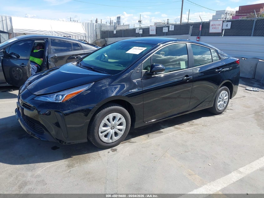2022 Toyota Prius VIN JTDKAMFU5N3189984 IAAI salvage auction — SIDE, Salvage (California), sold $7,100 on 2026-07-05 (photo 2)