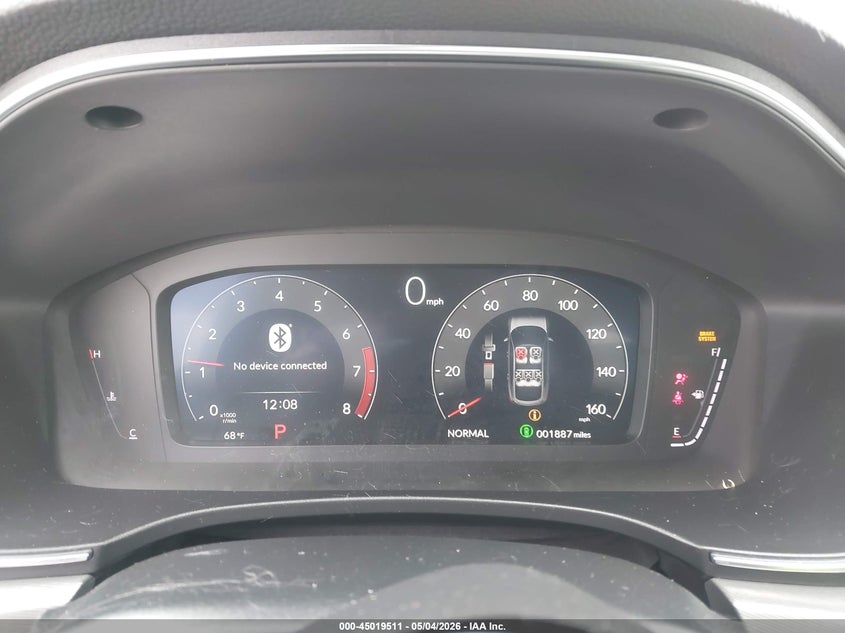 2026 Acura Integra VIN 19UDE4H32TA006701 IAAI salvage auction — RIGHT FRONT, Salvage Title, sold $13,400 on 2026-07-10 (photo 7)