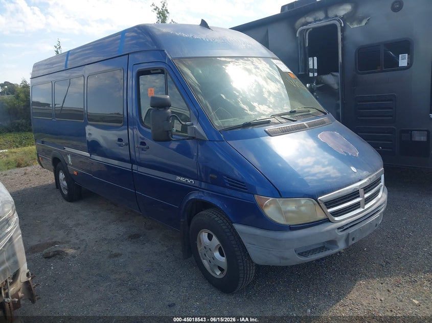 2006 Dodge Sprinter VIN WD8PD744165961246 IAAI salvage auction — THEFT, Non-Repairable (California), sold $1,100 on 2026-07-13 (photo 1)