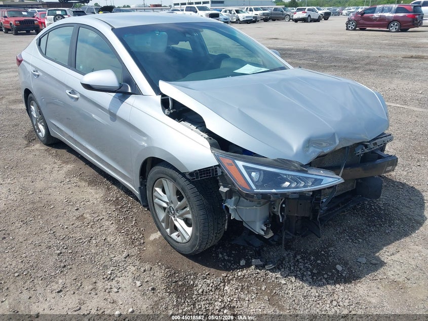 2020 Hyundai Elantra VIN KMHD84LF8LU929377 IAAI salvage auction — FRONT END, Clear (Oklahoma), sold $2,350 on 2026-07-21 (photo 1)