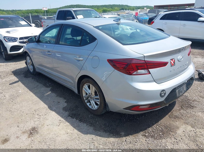 2020 Hyundai Elantra VIN KMHD84LF8LU929377 IAAI salvage auction — FRONT END, Clear (Oklahoma), sold $2,350 on 2026-07-21 (photo 3)