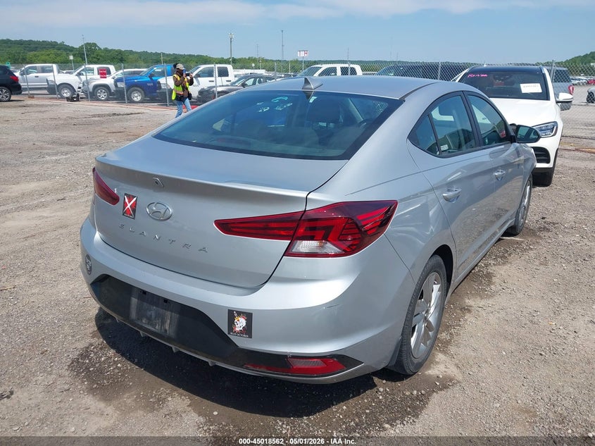 2020 Hyundai Elantra VIN KMHD84LF8LU929377 IAAI salvage auction — FRONT END, Clear (Oklahoma), sold $2,350 on 2026-07-21 (photo 4)