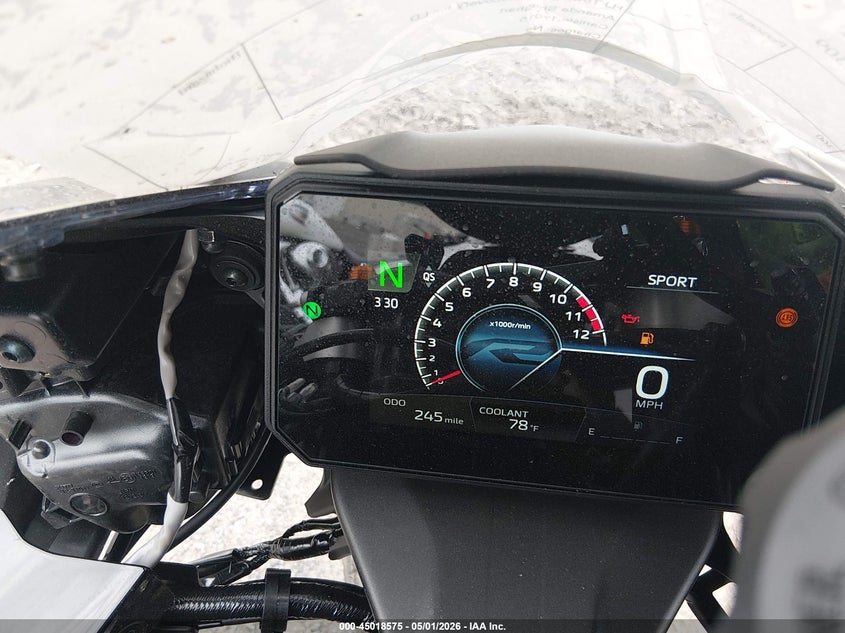2026 Yamaha Yzf VIN JYARM60E5TA001309 IAAI salvage auction — SIDE, Salvage (Pennsylvania), sold $4,350 on 2026-07-07 (photo 7)