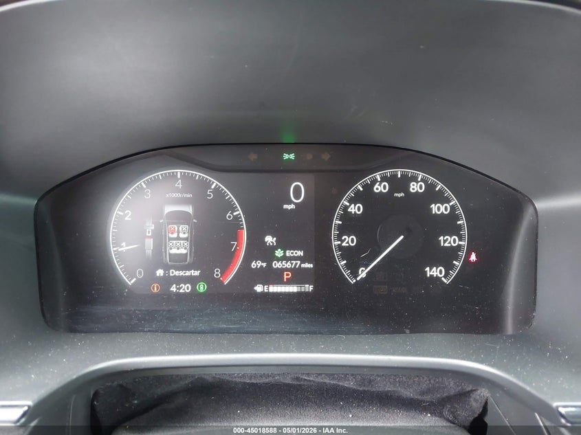 2023 Honda Cr-v VIN 5J6RS4H43PL004577 IAAI salvage auction — FRONT & REAR, Original (Texas), sold $9,100 on 2026-07-30 (photo 7)