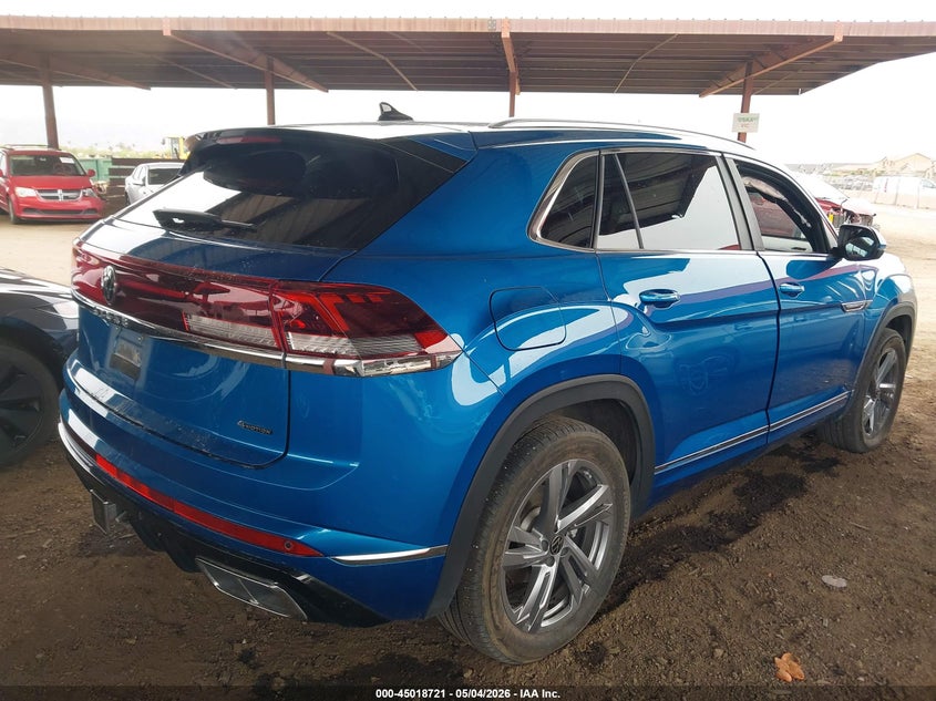 2024 Volkswagen Atlas cross sport VIN 1V2AE2CA3RC241454 IAAI salvage auction — SIDE, Salvage (Arizona), sold $12,900 on 2026-07-28 (photo 4)