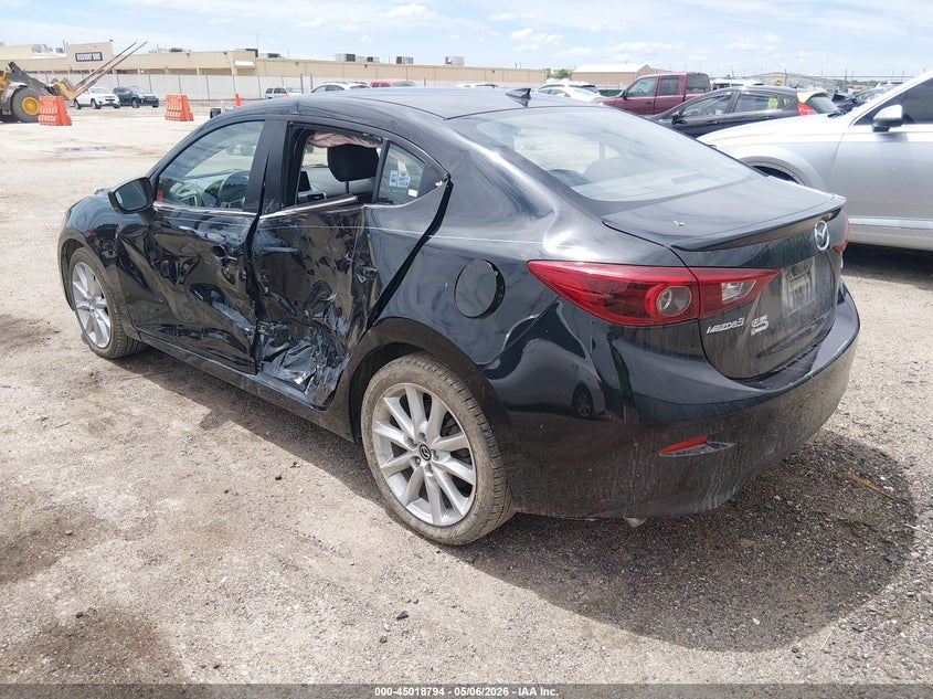 2017 Mazda 3 VIN JM1BN1W32H1146648 IAAI salvage auction — LEFT SIDE, Salvage (Missouri), sold $2,250 on 2026-07-24 (photo 3)