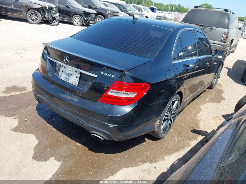 2013 Mercedes-benz VIN WDDGF8AB5DR288651 IAAI salvage auction — LEFT SIDE, Clear (Oklahoma), sold $2,425 on 2026-07-15 (photo 4)