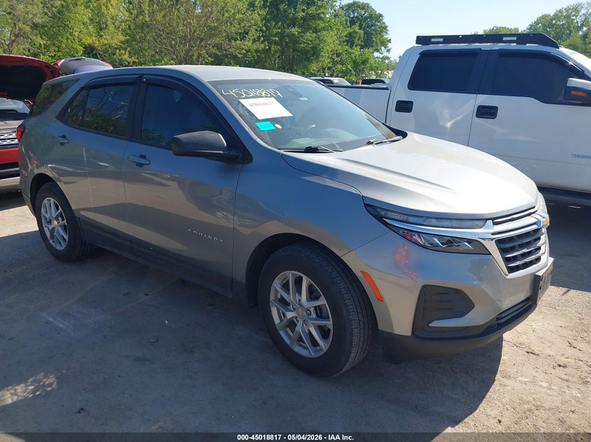 2023 Chevrolet Equinox VIN 3GNAXHEG6PL230375 IAAI salvage auction — HAIL, Salvage (Kansas), sold $7,250 on 2026-07-29 (photo 1)