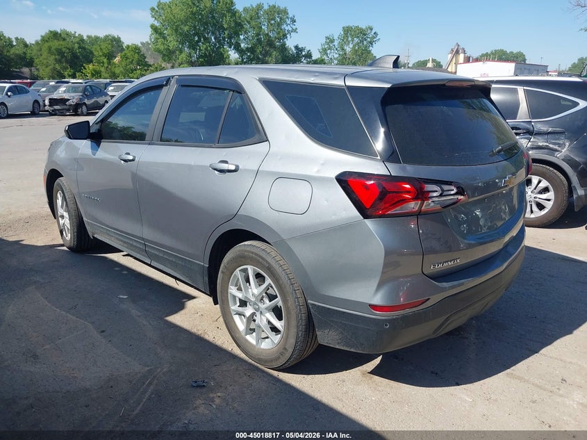 2023 Chevrolet Equinox VIN 3GNAXHEG6PL230375 IAAI salvage auction — HAIL, Salvage (Kansas), sold $7,250 on 2026-07-29 (photo 3)