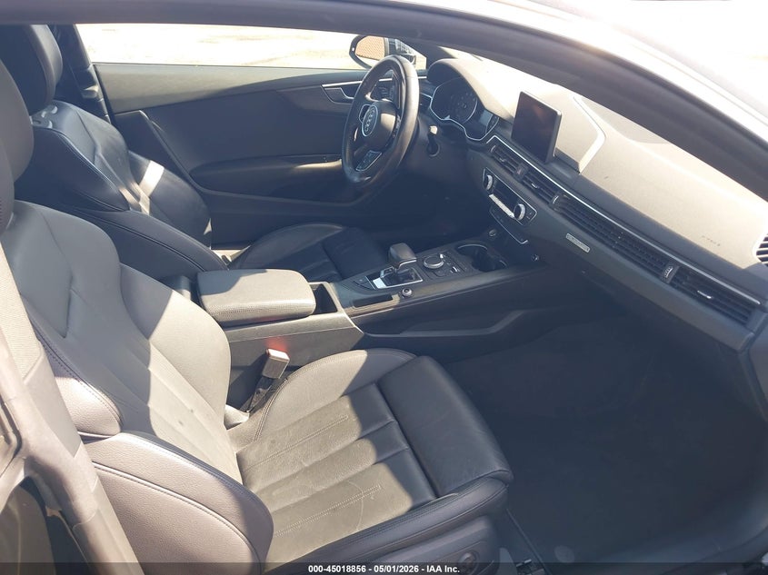 2019 Audi A5 VIN WAUSNAF57KA078921 IAAI salvage auction — RIGHT FRONT, Salvage Title, sold $8,100 on 2026-08-24 (photo 5)
