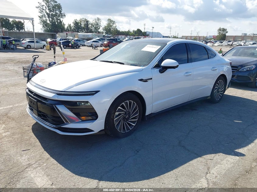 2024 Hyundai Sonata hybrid VIN KMHL54JJ6RA093624 IAAI salvage auction — SIDE, Salvage (California), sold $6,000 on 2026-07-22 (photo 2)