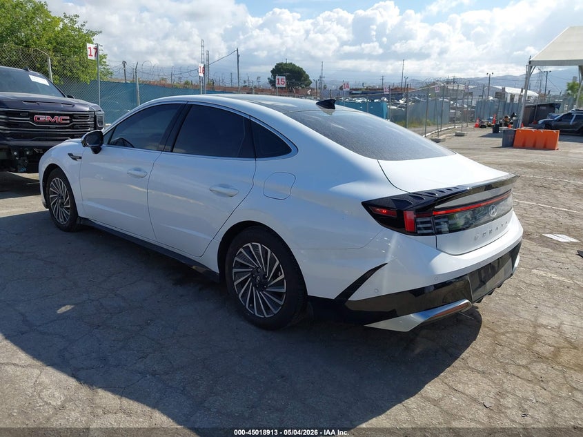 2024 Hyundai Sonata hybrid VIN KMHL54JJ6RA093624 IAAI salvage auction — SIDE, Salvage (California), sold $6,000 on 2026-07-22 (photo 3)