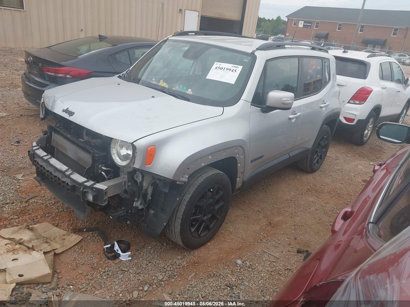 2019 Jeep Renegade VIN ZACNJBBBXKPK26697 IAAI salvage auction — FRONT END, Salvage (South Carolina), sold $2,050 on 2026-08-03 (photo 2)