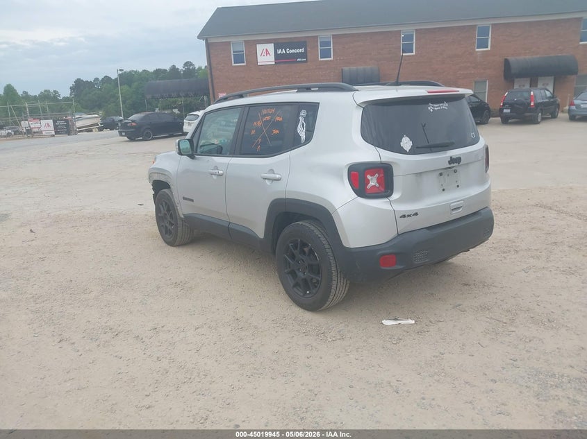 2019 Jeep Renegade VIN ZACNJBBBXKPK26697 IAAI salvage auction — FRONT END, Salvage (South Carolina), sold $2,050 on 2026-08-03 (photo 3)