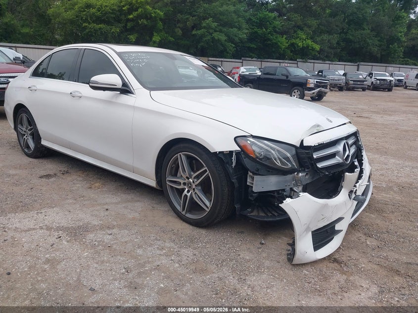 2020 Mercedes-benz E-klasse VIN W1KZF8DB0LA834547 IAAI salvage auction — FRONT END, Original (Texas), sold $12,400 on 2026-08-14 (photo 1)
