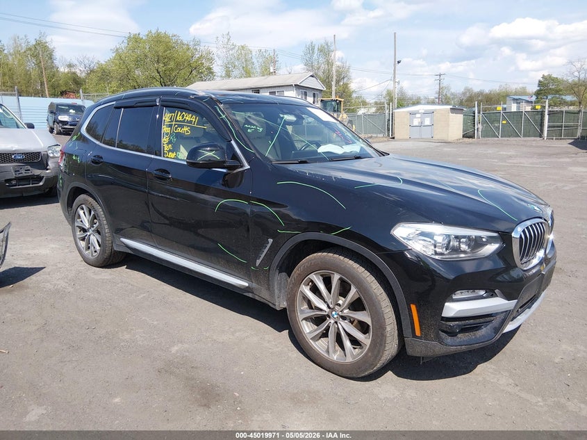 2019 BMW X3 VIN 5UXTR9C58KLD92789 IAAI salvage auction — FRONT END, Salvage (Pennsylvania), sold $6,800 on 2026-07-28 (photo 1)