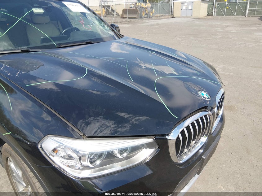 2019 BMW X3 VIN 5UXTR9C58KLD92789 IAAI salvage auction — FRONT END, Salvage (Pennsylvania), sold $6,800 on 2026-07-28 (photo 6)
