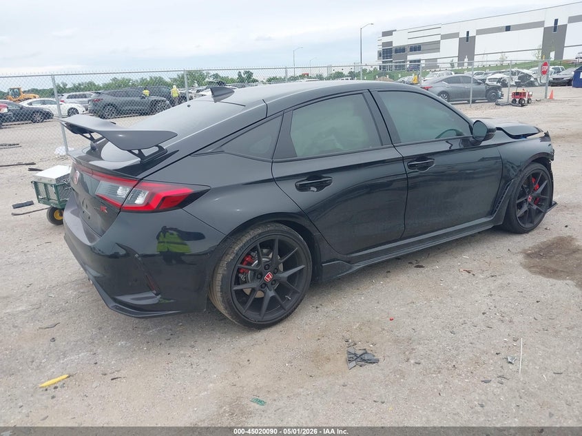 2025 Honda Civic VIN JHMFL5G42SX009248 IAAI salvage auction — FRONT END, Salvage (Texas), sold $13,100 on 2026-07-07 (photo 4)