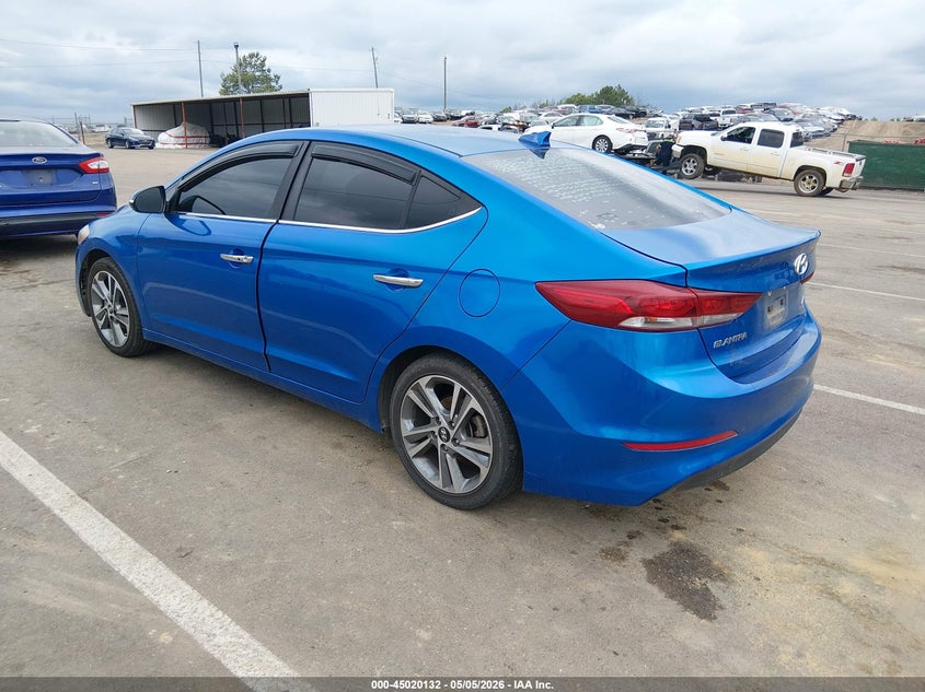 2017 Hyundai Elantra VIN KMHD84LF8HU074915 IAAI salvage auction — ROOF, Salvage (Mississippi), sold $450 on 2026-07-30 (photo 3)