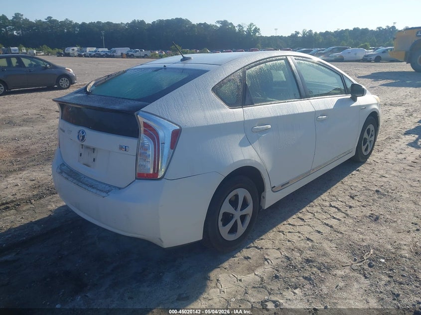 2014 Toyota Prius VIN JTDKN3DU7E0388134 IAAI salvage auction — LEFT FRONT, Salvage (Idaho), sold $3,450 on 2026-07-14 (photo 4)
