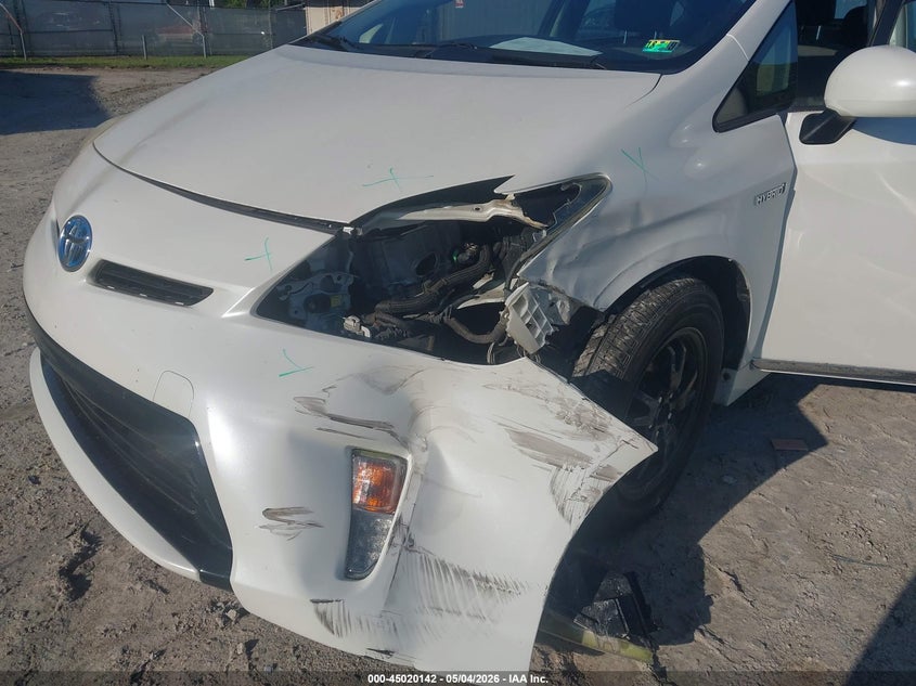 2014 Toyota Prius VIN JTDKN3DU7E0388134 IAAI salvage auction — LEFT FRONT, Salvage (Idaho), sold $3,450 on 2026-07-14 (photo 6)