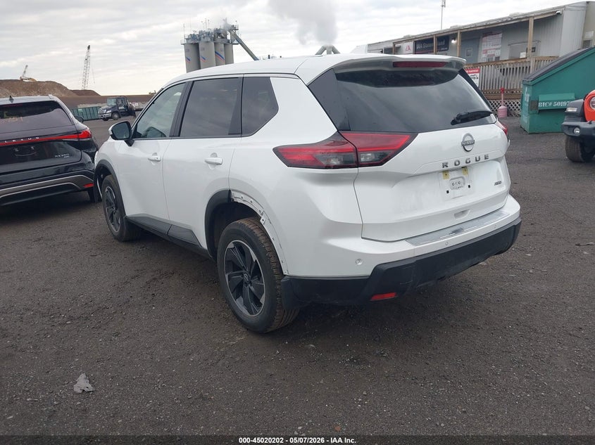2025 Nissan Rogue VIN JN8BT3BB0SW151277 IAAI salvage auction — LEFT & RIGHT, Mv-907A (New York), sold $7,600 on 2026-07-21 (photo 3)