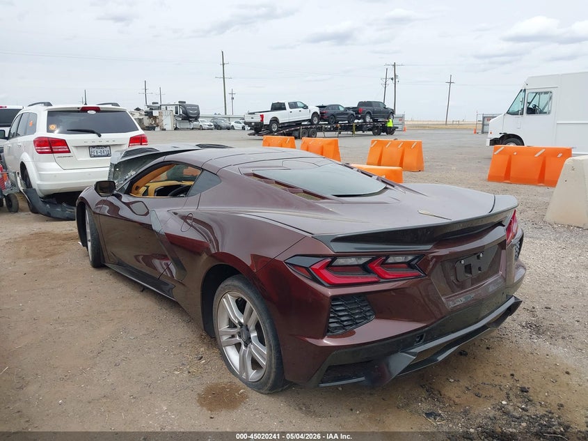2022 Chevrolet Corvette VIN 1G1YC2D40N5108883 IAAI salvage auction — FRONT END, Salvage (Texas), sold $20,450 on 2026-07-20 (photo 3)