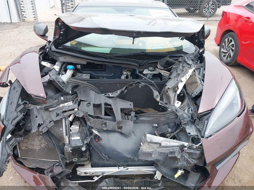 2022 Chevrolet Corvette VIN 1G1YC2D40N5108883 IAAI salvage auction — FRONT END, Salvage (Texas), sold $20,450 on 2026-07-20 (photo 6)