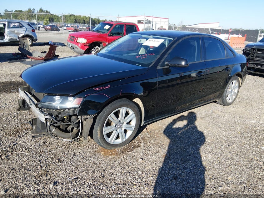 2011 Audi A4 VIN WAUBFAFL4BN014162 IAAI salvage auction — FRONT END, Salvage (South Carolina), sold $300 on 2026-07-15 (photo 2)