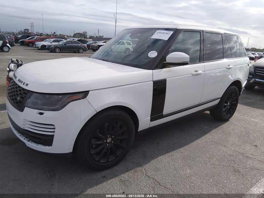 2018 Land rover RANGE ROVER VIN SALGS2SV3JA515690 IAAI salvage auction — FRONT END, Salvage (Arizona), sold $11,750 on 2026-07-09 (photo 2)
