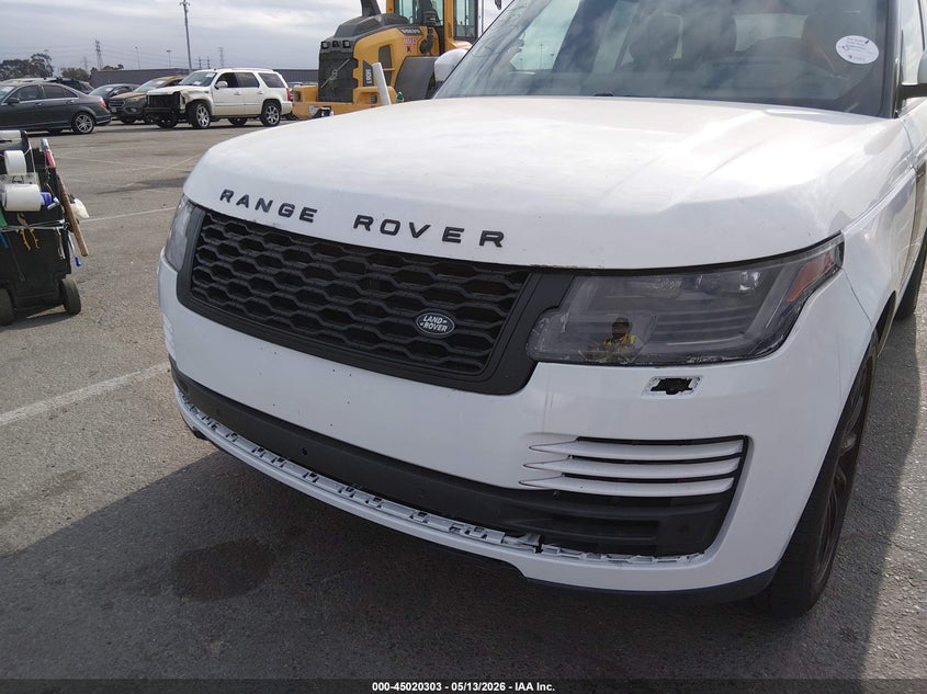 2018 Land rover RANGE ROVER VIN SALGS2SV3JA515690 IAAI salvage auction — FRONT END, Salvage (Arizona), sold $11,750 on 2026-07-09 (photo 6)
