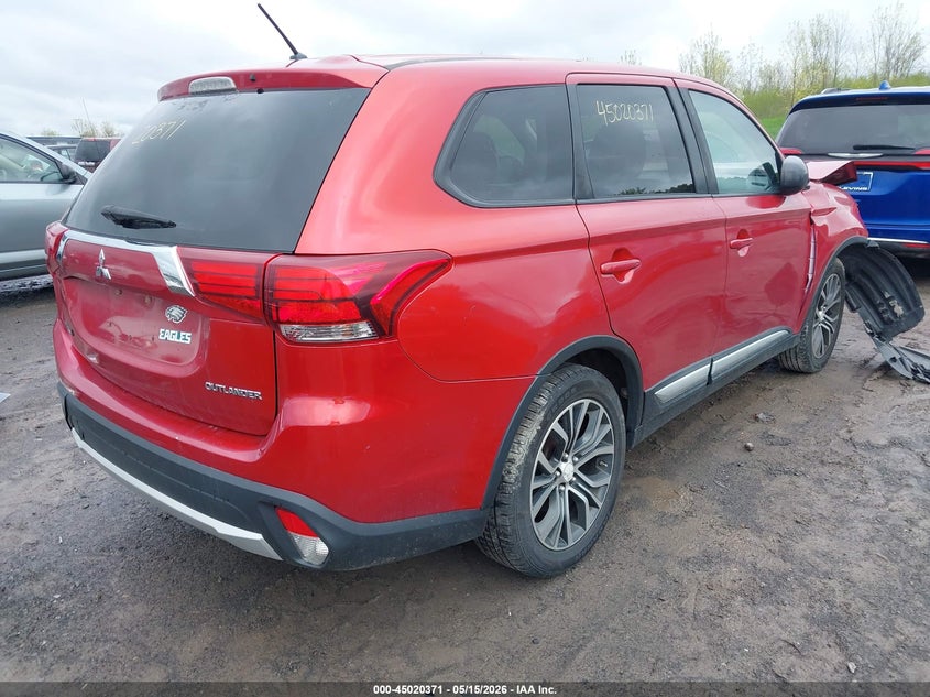2016 Mitsubishi Outlander VIN JA4AD2A39GZ030613 IAAI salvage auction — FRONT END, Salvage (Idaho), sold $500 on 2026-07-23 (photo 4)