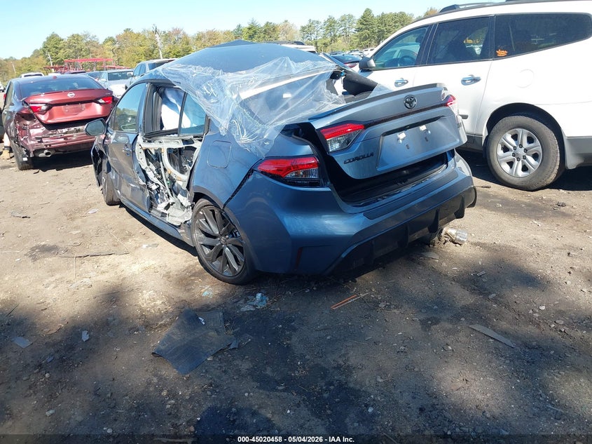 2026 Toyota Corolla VIN 5YFS4MCE5TP264773 IAAI salvage auction — RIGHT SIDE, Salvage (Idaho), sold $3,025 on 2026-07-07 (photo 3)
