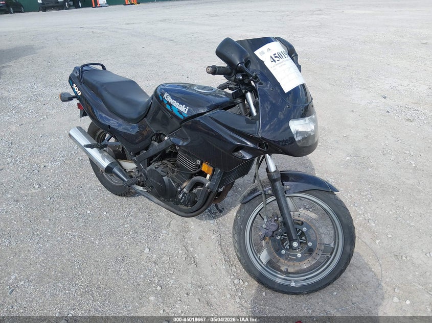 1992 Kawasaki Ex500 VIN JKAEXVA17NA069320 IAAI salvage auction — NORMAL WEAR, Original (Kentucky), sold $25 on 2026-07-06 (photo 1)