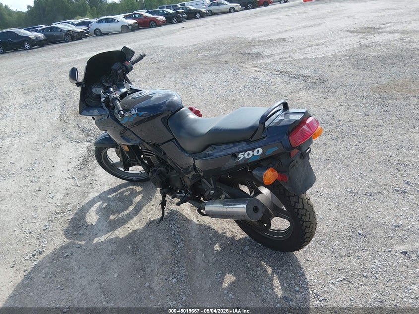 1992 Kawasaki Ex500 VIN JKAEXVA17NA069320 IAAI salvage auction — NORMAL WEAR, Original (Kentucky), sold $25 on 2026-07-06 (photo 3)
