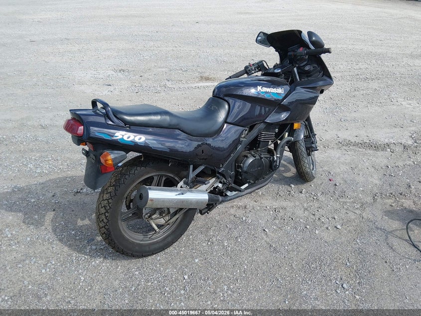 1992 Kawasaki Ex500 VIN JKAEXVA17NA069320 IAAI salvage auction — NORMAL WEAR, Original (Kentucky), sold $25 on 2026-07-06 (photo 4)