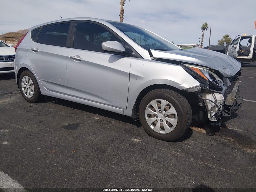 2016 Hyundai Accent VIN KMHCT5AE2GU291935 IAAI salvage auction — FRONT END, Salvage (Nevada), sold $200 on 2026-07-18 (photo 1)