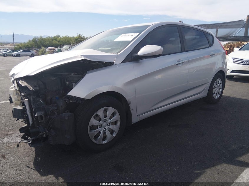 2016 Hyundai Accent VIN KMHCT5AE2GU291935 IAAI salvage auction — FRONT END, Salvage (Nevada), sold $200 on 2026-07-18 (photo 2)