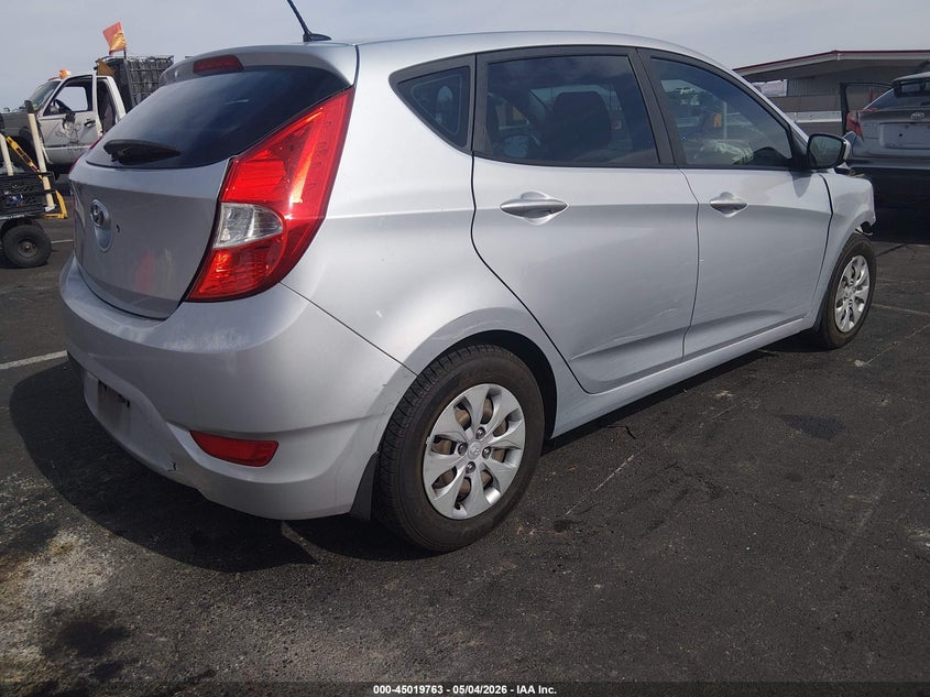2016 Hyundai Accent VIN KMHCT5AE2GU291935 IAAI salvage auction — FRONT END, Salvage (Nevada), sold $200 on 2026-07-18 (photo 4)