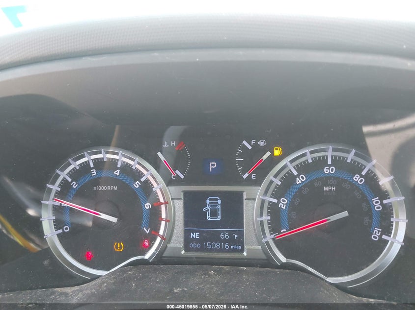 2019 Toyota 4runner VIN JTEBU5JR9K5664077 IAAI salvage auction — STORM DAMAGE, Original (Texas), sold $15,000 on 2026-07-14 (photo 7)