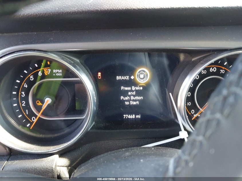 2021 Jeep Gladiator VIN 1C6HJTAG8ML618241 IAAI salvage auction — WATER/FLOOD, Salvage (Texas), sold $8,600 on 2026-07-28 (photo 7)