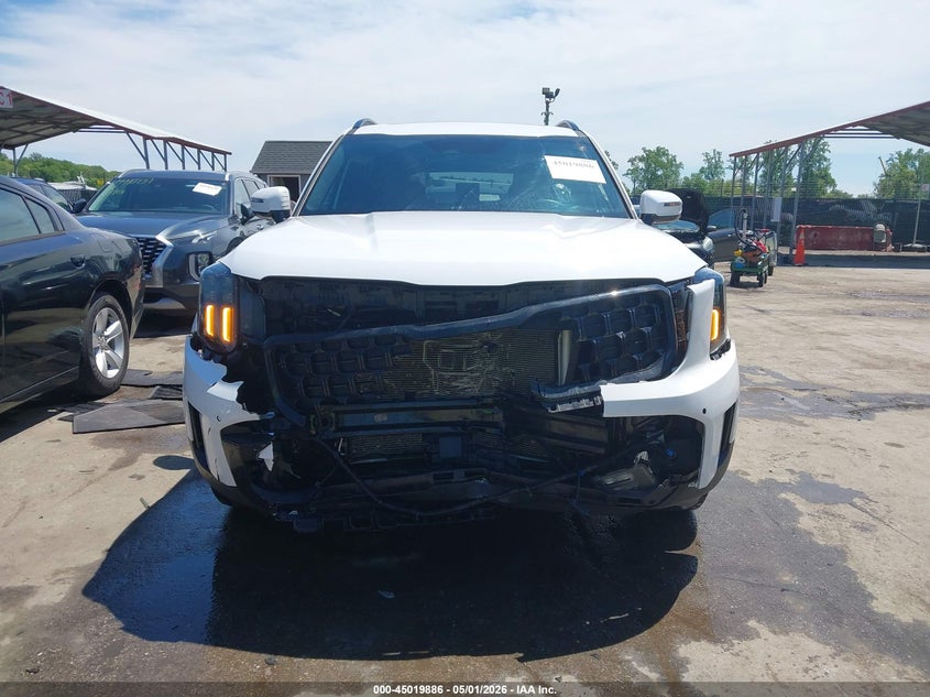 2024 Kia Telluride VIN 5XYP5DGC9RG522429 IAAI salvage auction — FRONT END, Salvage - Greater Than 75% (Maryland), sold $2,550 on 2026-07-23 (photo 6)