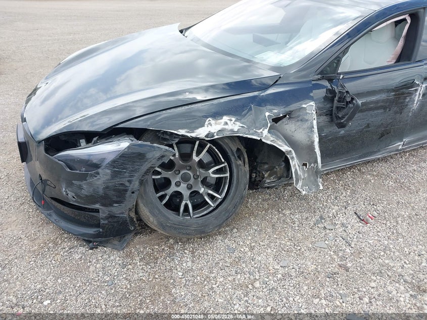 2022 Tesla Model s VIN 5YJSA1E60NF468523 IAAI salvage auction — LEFT SIDE, Salvage (Illinois), sold $13,200 on 2026-07-15 (photo 6)