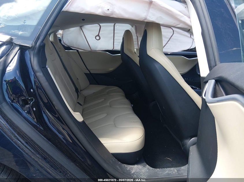 2014 Tesla Model s VIN 5YJSA1H10EFP34798 IAAI salvage auction — LEFT SIDE, Salvage (Idaho), sold $2,050 on 2026-07-11 (photo 8)